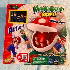 Super Mario Piranha Plant Escape Game Epoch Link System Kids Ages 4+